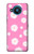 W3500 Pink Floral Pattern Hard Case and Leather Flip Case For Nokia 8.3 5G