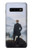 W3789 Wanderer above the Sea of Fog Hard Case and Leather Flip Case For Samsung Galaxy S10 Plus