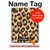 W2204 Leopard Pattern Graphic Printed Tablet Hard Case For iPad Pro 11 (2021,2020,2018, 3rd, 2nd, 1st)