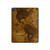 W2861 Antique World Map Tablet Hard Case For iPad Pro 11 (2021,2020,2018, 3rd, 2nd, 1st)