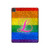 W2900 Rainbow LGBT Lesbian Pride Flag Tablet Hard Case For iPad Pro 11 (2021,2020,2018, 3rd, 2nd, 1st)