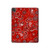 W3354 Red Classic Bandana Tablet Hard Case For iPad Pro 11 (2021,2020,2018, 3rd, 2nd, 1st)