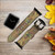 CA0022 Van Gogh Vase Fifteen Sunflowers Silicone & Leather Smart Watch Band Strap For Apple Watch iWatch