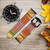 CA0513 Vintage Periodic Table of Elements Silicone & Leather Smart Watch Band Strap For Wristwatch Smartwatch