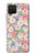W3688 Floral Flower Art Pattern Hard Case and Leather Flip Case For Samsung Galaxy A12