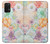 W3705 Pastel Floral Flower Hard Case and Leather Flip Case For Samsung Galaxy A32 5G