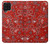 W3354 Red Classic Bandana Hard Case and Leather Flip Case For Samsung Galaxy A22 4G