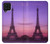 W3447 Eiffel Paris Sunset Hard Case and Leather Flip Case For Samsung Galaxy A22 4G