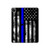 W3244 Thin Blue Line USA Tablet Hard Case For iPad Pro 12.9 (2022, 2021, 2020, 2018), Air 13 (2024)