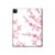 W3707 Pink Cherry Blossom Spring Flower Tablet Hard Case For iPad Pro 12.9 (2022, 2021, 2020, 2018), Air 13 (2024)