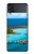 W0844 Bora Bora Island Hard Case For Samsung Galaxy Z Flip 3 5G