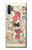 W3820 Vintage Cowgirl Fashion Paper Doll Hard Case and Leather Flip Case For Samsung Galaxy Note 10 Plus