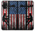 W3803 Electrician Lineman American Flag Hard Case and Leather Flip Case For Samsung Galaxy A32 5G