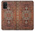 W3813 Persian Carpet Rug Pattern Hard Case and Leather Flip Case For Samsung Galaxy A32 5G