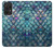 W3809 Mermaid Fish Scale Hard Case and Leather Flip Case For Samsung Galaxy A52, Galaxy A52 5G