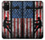 W3803 Electrician Lineman American Flag Hard Case and Leather Flip Case For Samsung Galaxy A02s, Galaxy M02s