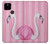 W3805 Flamingo Pink Pastel Hard Case and Leather Flip Case For Google Pixel 4a 5G