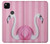 W3805 Flamingo Pink Pastel Hard Case and Leather Flip Case For Google Pixel 4a