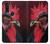 W3797 Chicken Rooster Hard Case and Leather Flip Case For Motorola One Action (Moto P40 Power)