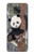 W3793 Cute Baby Panda Snow Painting Hard Case and Leather Flip Case For Motorola Moto G Power (2021)