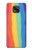 W3799 Cute Vertical Watercolor Rainbow Hard Case and Leather Flip Case For Motorola Moto G Power (2021)