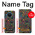 W3815 Psychedelic Art Hard Case and Leather Flip Case For Nokia X20