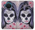 W3821 Sugar Skull Steam Punk Girl Gothic Hard Case and Leather Flip Case For Nokia X20