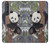 W3793 Cute Baby Panda Snow Painting Hard Case and Leather Flip Case For Sony Xperia 1 III