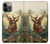 W2841 Vintage Reindeer Christmas Hard Case and Leather Flip Case For iPhone 13 Pro Max