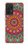 W3694 Hippie Art Pattern Hard Case and Leather Flip Case For Samsung Galaxy A52s 5G