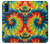 W3459 Tie Dye Hard Case and Leather Flip Case For Motorola G Pure