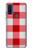 W3535 Red Gingham Hard Case and Leather Flip Case For Motorola G Pure