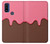 W3754 Strawberry Ice Cream Cone Hard Case and Leather Flip Case For Motorola G Pure