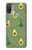 W3285 Avocado Fruit Pattern Hard Case and Leather Flip Case For Motorola Moto E20,E30,E40