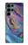 W3676 Colorful Abstract Marble Stone Hard Case and Leather Flip Case For Samsung Galaxy S22 Ultra