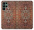 W3813 Persian Carpet Rug Pattern Hard Case and Leather Flip Case For Samsung Galaxy S22 Ultra
