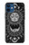 W3854 Mystical Sun Face Crescent Moon Hard Case and Leather Flip Case For iPhone 12 mini