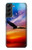 W3841 Bald Eagle Flying Colorful Sky Hard Case and Leather Flip Case For Samsung Galaxy S22 Plus