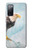 W3843 Bald Eagle On Ice Hard Case and Leather Flip Case For Samsung Galaxy S20 FE