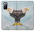 W3843 Bald Eagle On Ice Hard Case and Leather Flip Case For Samsung Galaxy S20 FE