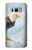 W3843 Bald Eagle On Ice Hard Case and Leather Flip Case For Samsung Galaxy S8