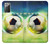 W3844 Glowing Football Soccer Ball Hard Case and Leather Flip Case For Samsung Galaxy Note 20