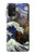 W3851 World of Art Van Gogh Hokusai Da Vinci Hard Case and Leather Flip Case For Samsung Galaxy A32 5G