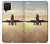 W3837 Airplane Take off Sunrise Hard Case and Leather Flip Case For Samsung Galaxy A42 5G