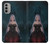 W3847 Lilith Devil Bride Gothic Girl Skull Grim Reaper Hard Case and Leather Flip Case For Motorola Moto G51 5G