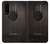 W3834 Old Woods Black Guitar Hard Case and Leather Flip Case For Sony Xperia 5 III