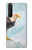 W3843 Bald Eagle On Ice Hard Case and Leather Flip Case For Sony Xperia 1 III