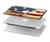 W2349 Old American Flag Hard Case Cover For MacBook Pro 14 M1,M2,M3 (2021,2023) - A2442, A2779, A2992, A2918