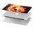 W0493 Music Note Burn Hard Case Cover For MacBook Pro 16 M1,M2 (2021,2023) - A2485, A2780