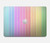 W3849 Colorful Vertical Colors Hard Case Cover For MacBook Pro 13″ - A1706, A1708, A1989, A2159, A2289, A2251, A2338